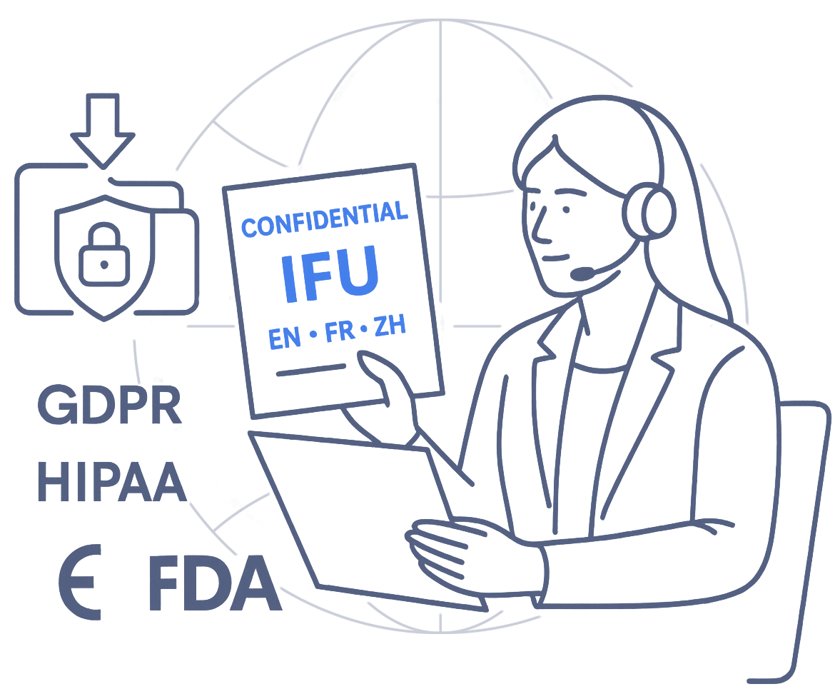 Risk Mitigation & Confidentiality in Medical Device Translation