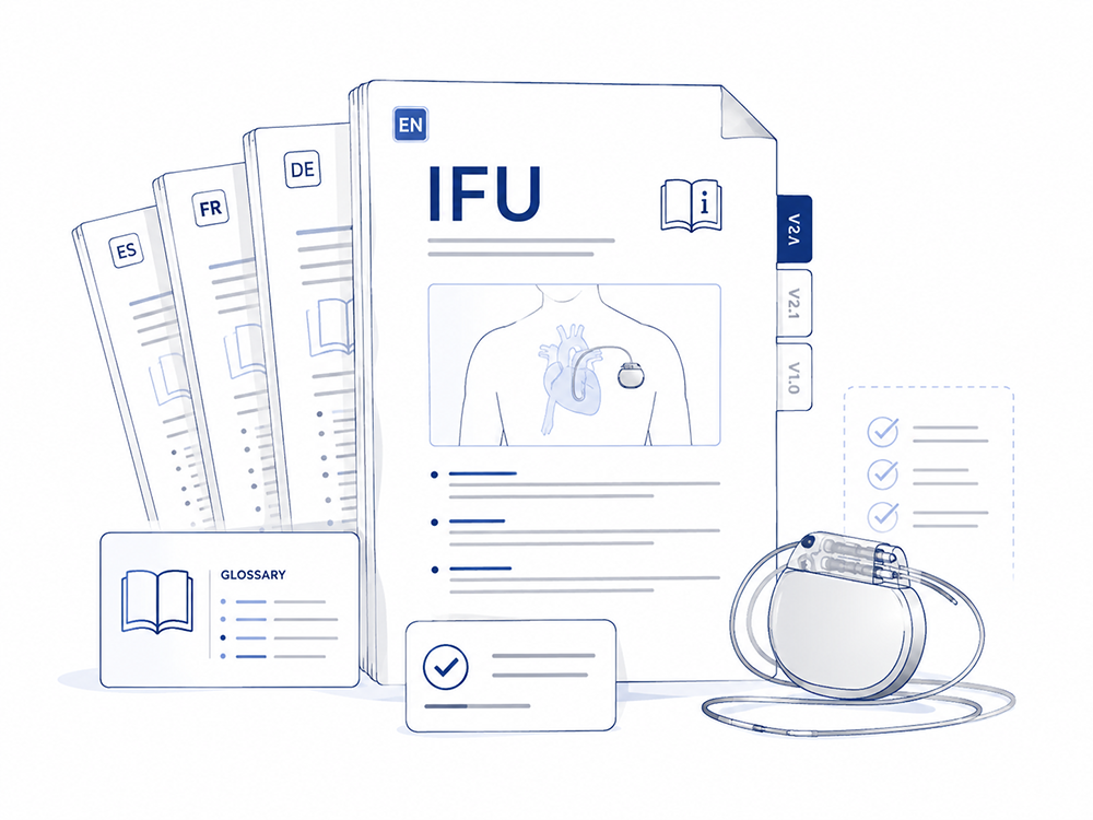 Class III Medical Device IFU Localization Case Study