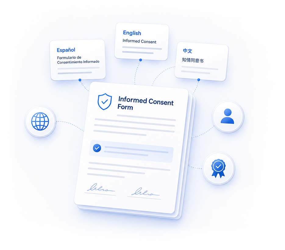 Informed Consent Form (ICF) Translation Services