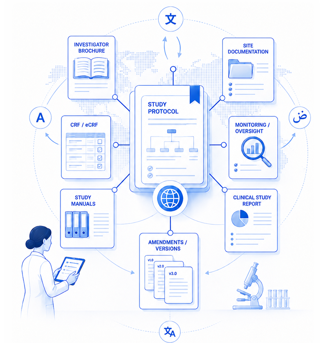 Clinical Study Document Translation Services